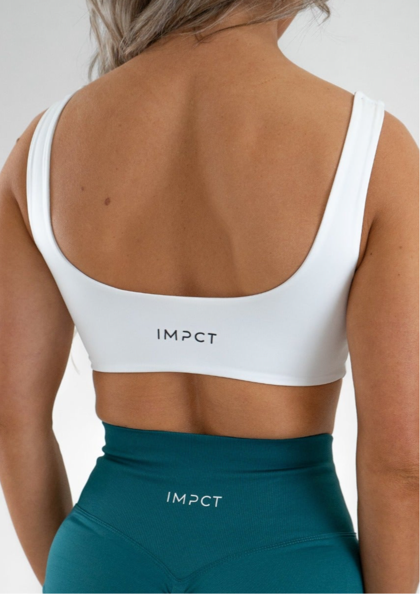 Staple Curve Bra - White