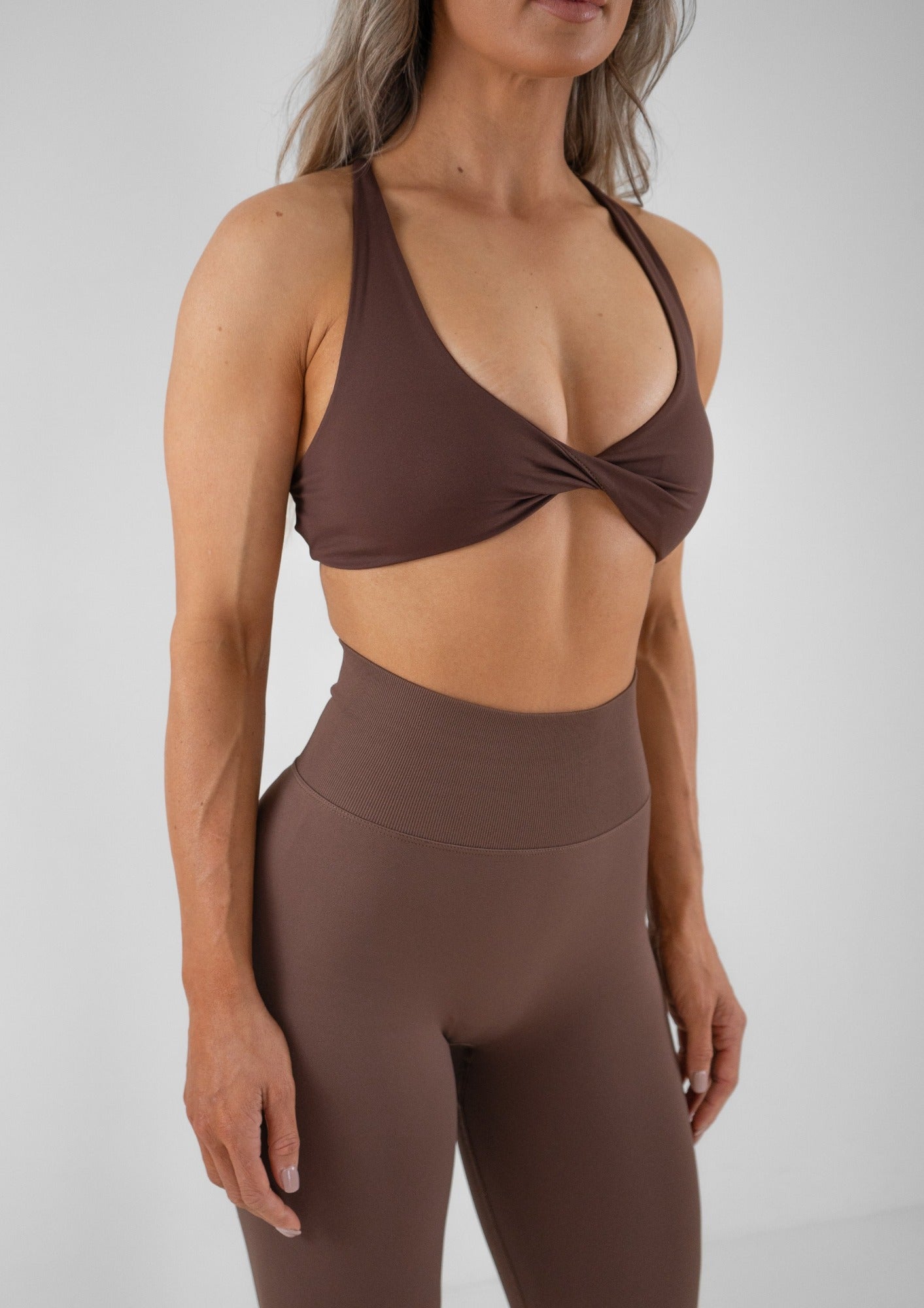 Staple Scrunch Leggings - Mocha