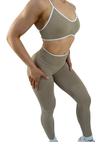 DuoSculpt Leggings - Dune Beige