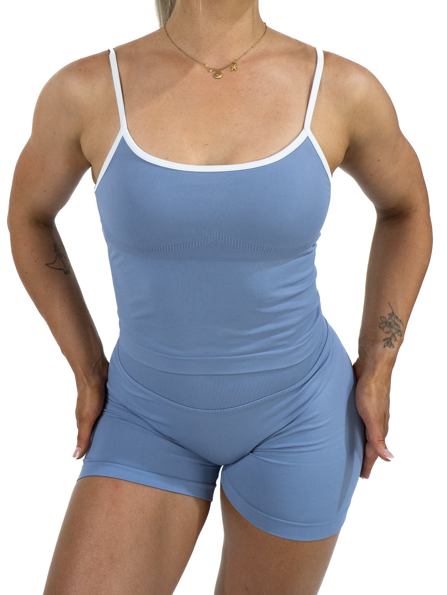 DuoSculpt Cami Tank - Powder Blue