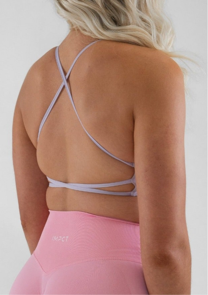Staple Cross Bra - Lilac