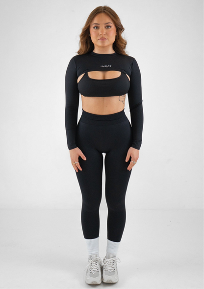 Staple Scrunch Leggings - Black