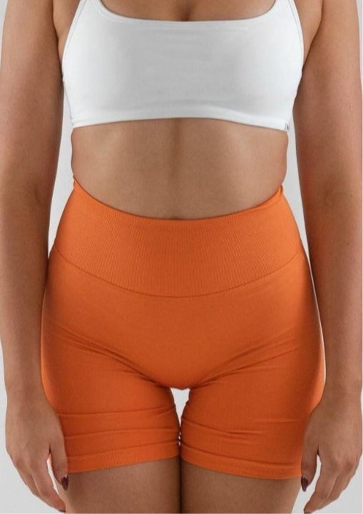 Staple Scrunch Shorts - Burnt Orange