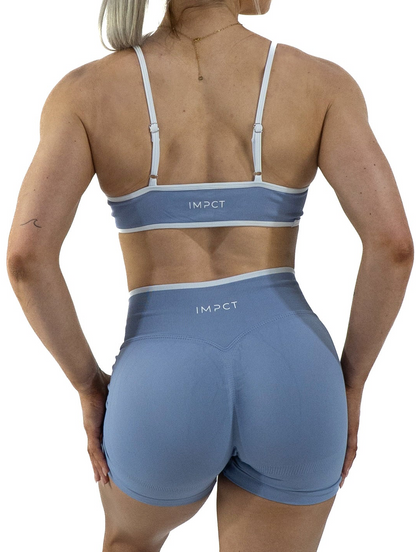 DuoSculpt Shorts - Powder Blue