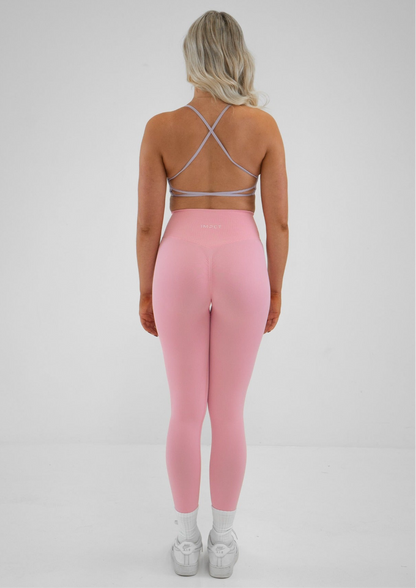 Staple Scrunch Leggings - Candy Pink