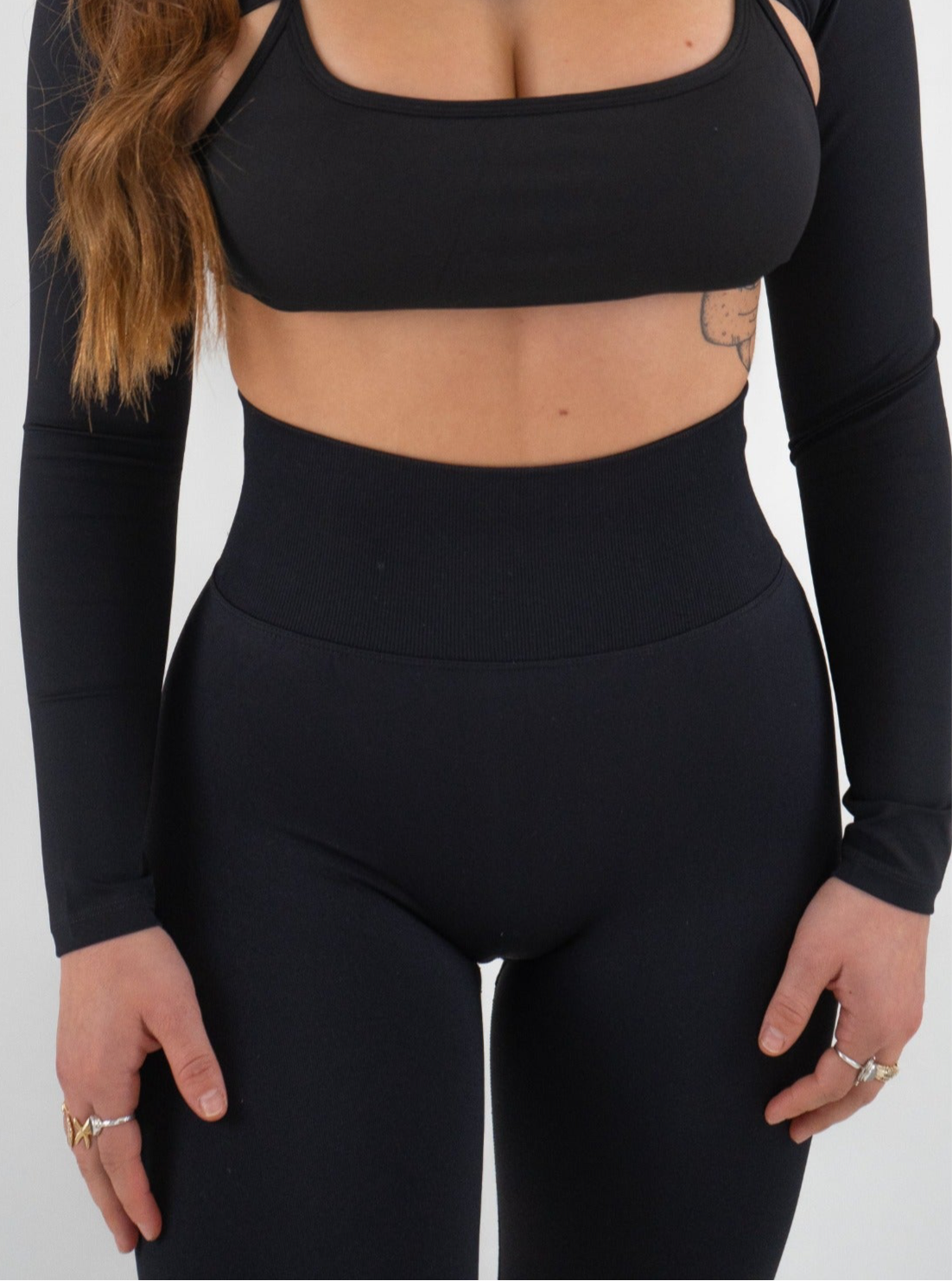 Staple Scrunch Leggings - Black