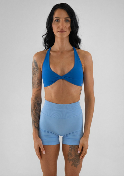 Staple Scrunch Shorts - Sky Blue