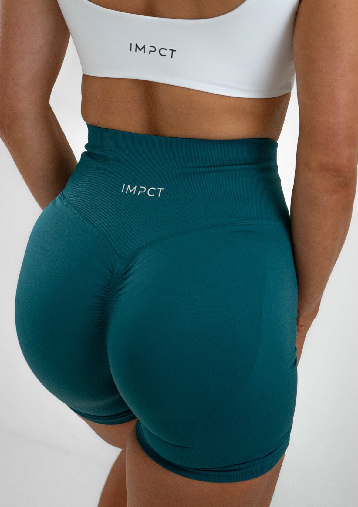 Staple Scrunch Shorts - Forest Green