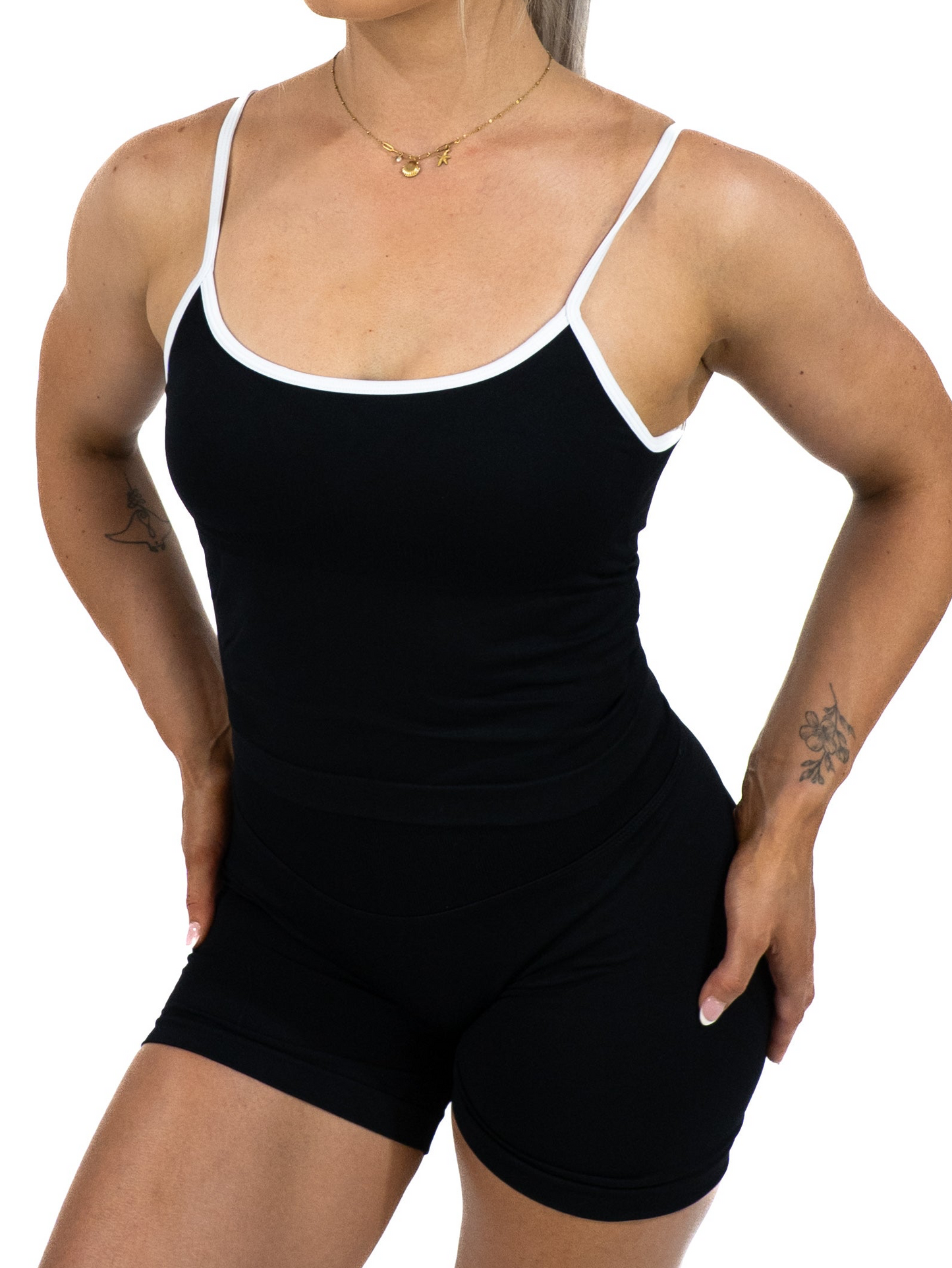 DuoSculpt Cami Tank - Black