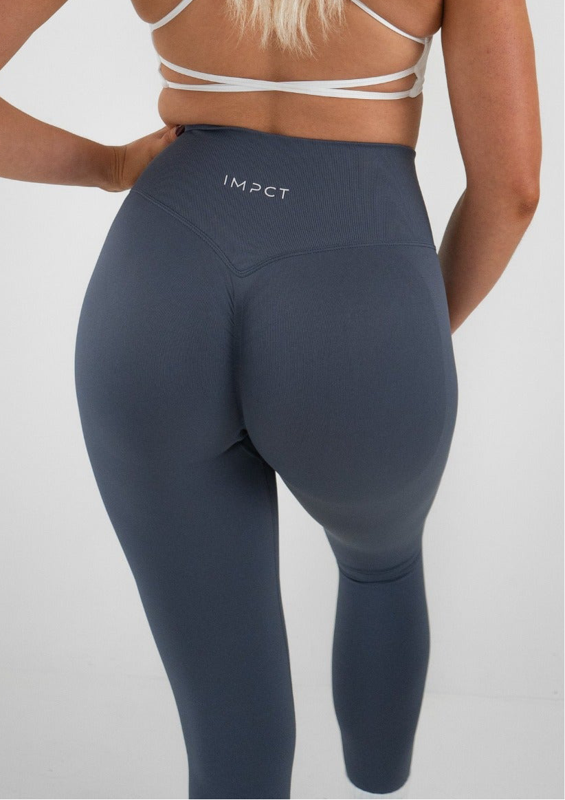 Staple Scrunch Leggings - Slate