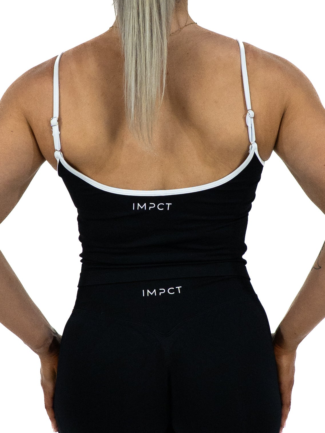 DuoSculpt Cami Tank - Black