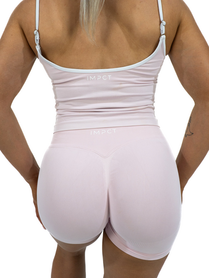 DuoSculpt Shorts - Blush Pink