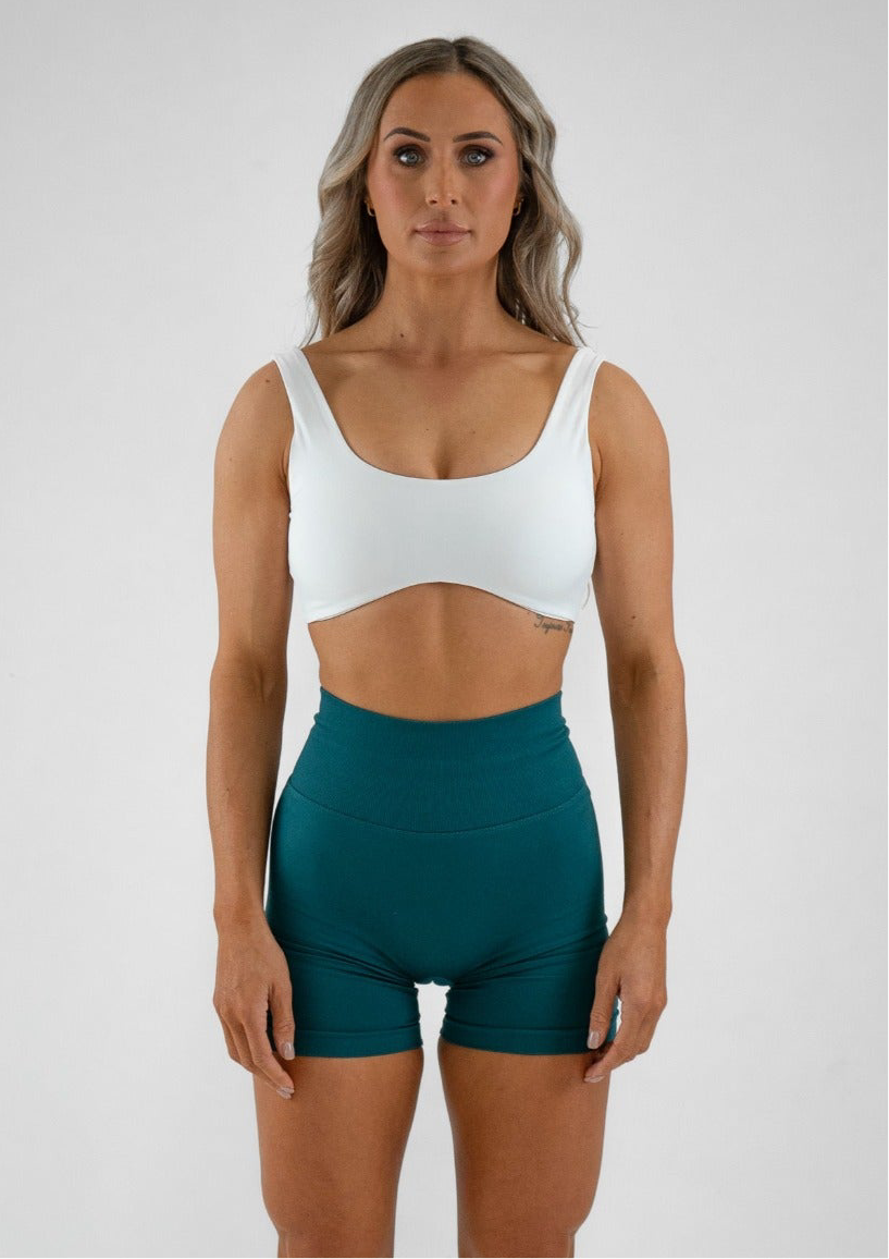 Staple Scrunch Shorts - Forest Green