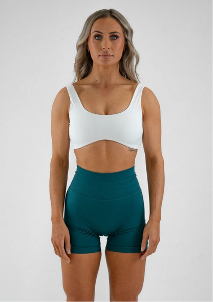 Staple Scrunch Shorts - Forest Green