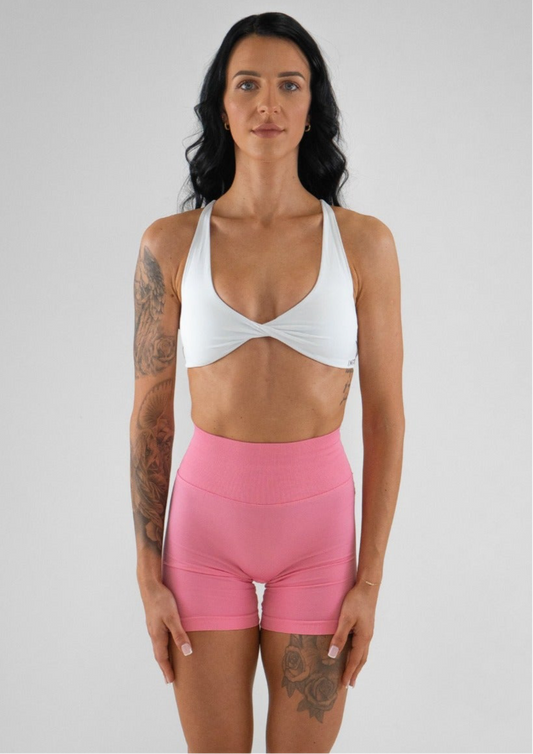 Staple Scrunch Shorts - Candy Pink