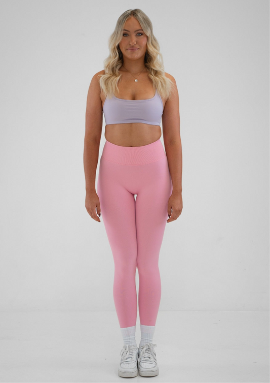 Staple Scrunch Leggings - Candy Pink