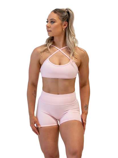 Sol Scrunch Shorts - Cosmo