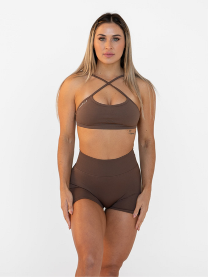 Sol Scrunch Shorts - Coco