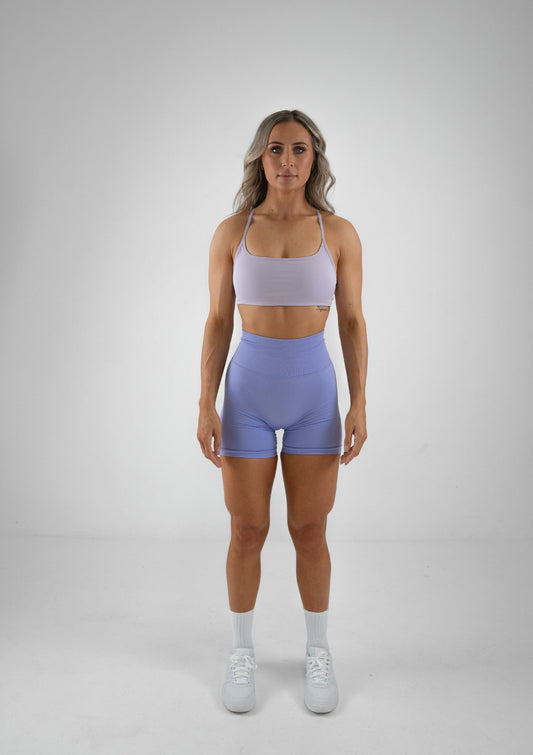 Staple Scrunch Shorts - Pastel Purple