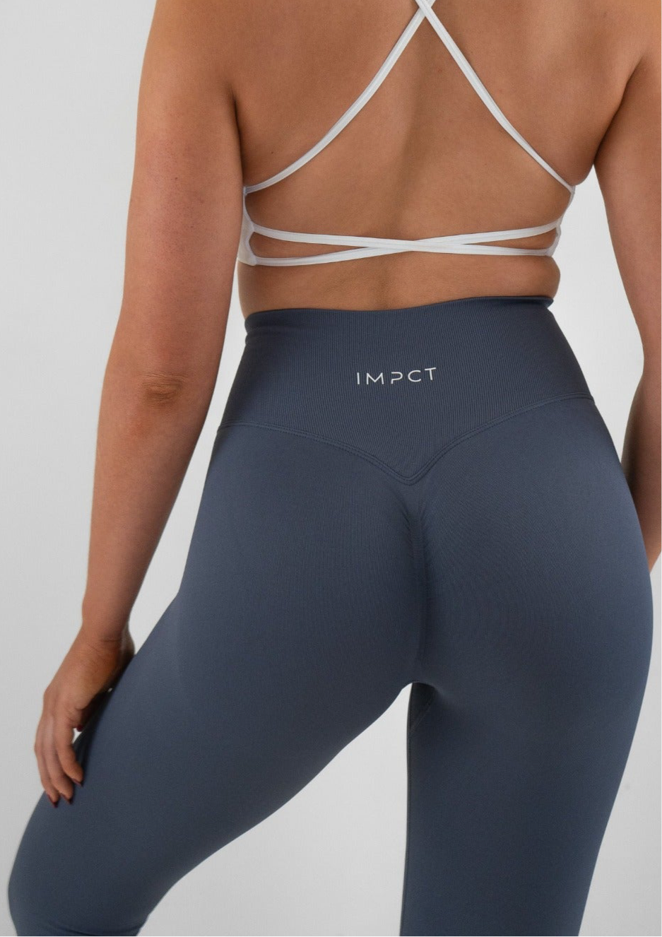 Staple Scrunch Leggings - Slate