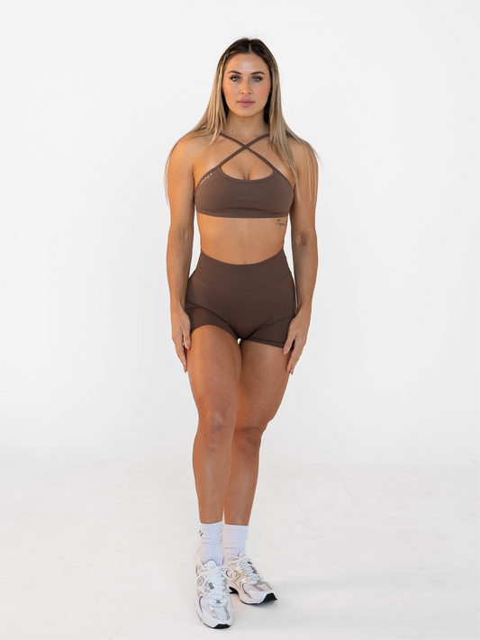 Sol Scrunch Shorts - Coco