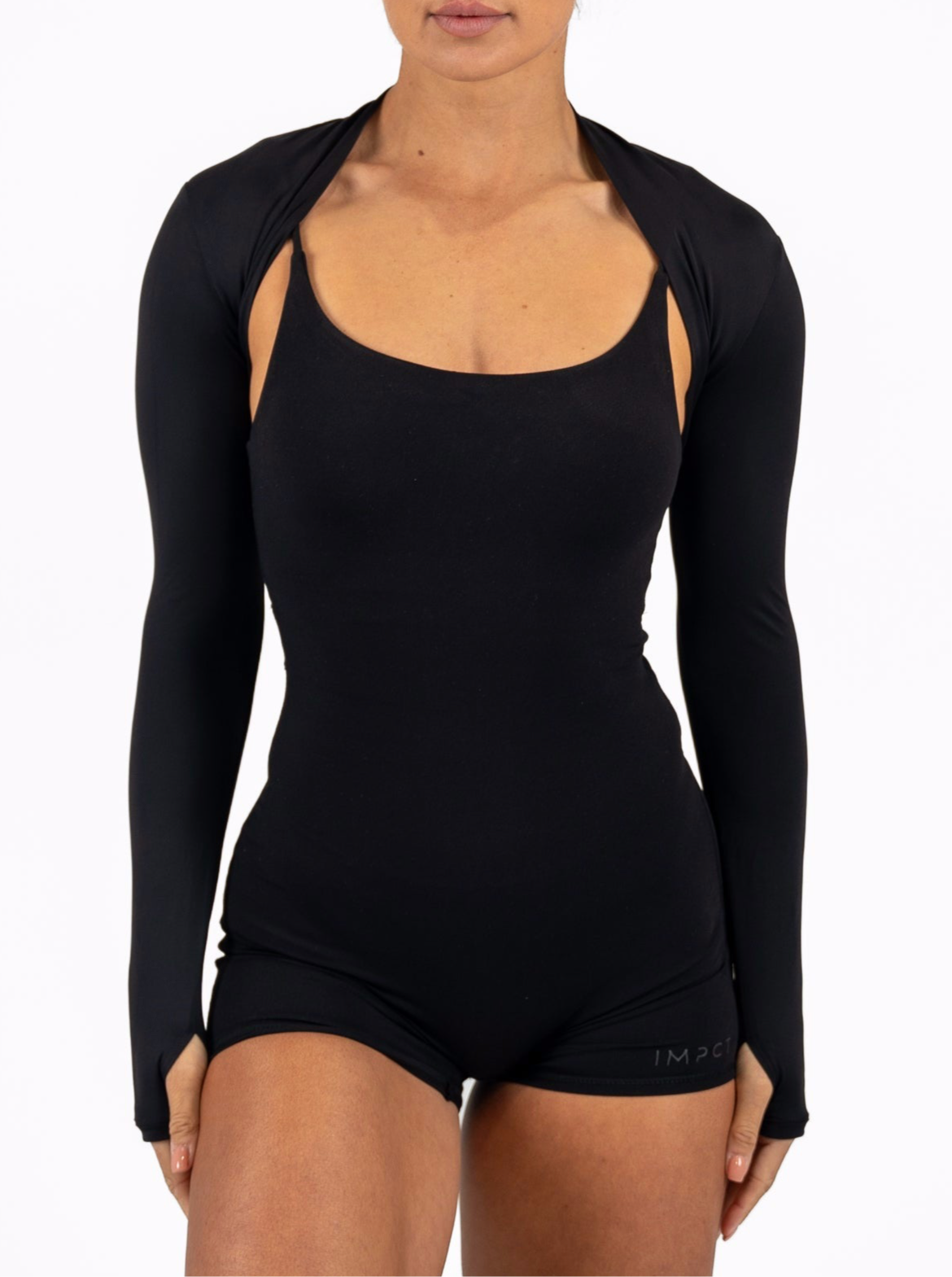 Hourglass Suit - Jet Black