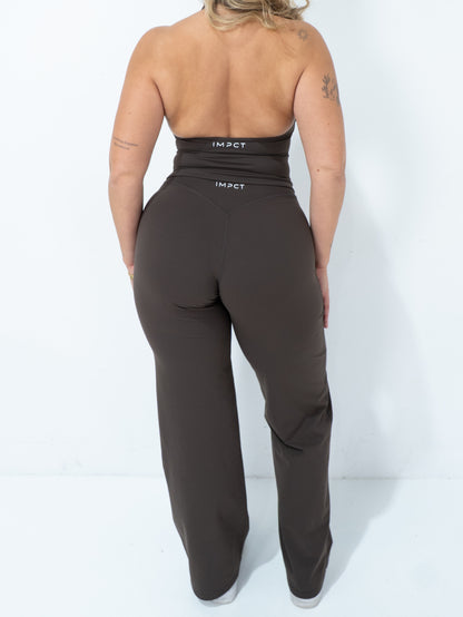 Core Cloud Straight Leg Pants - Cookie