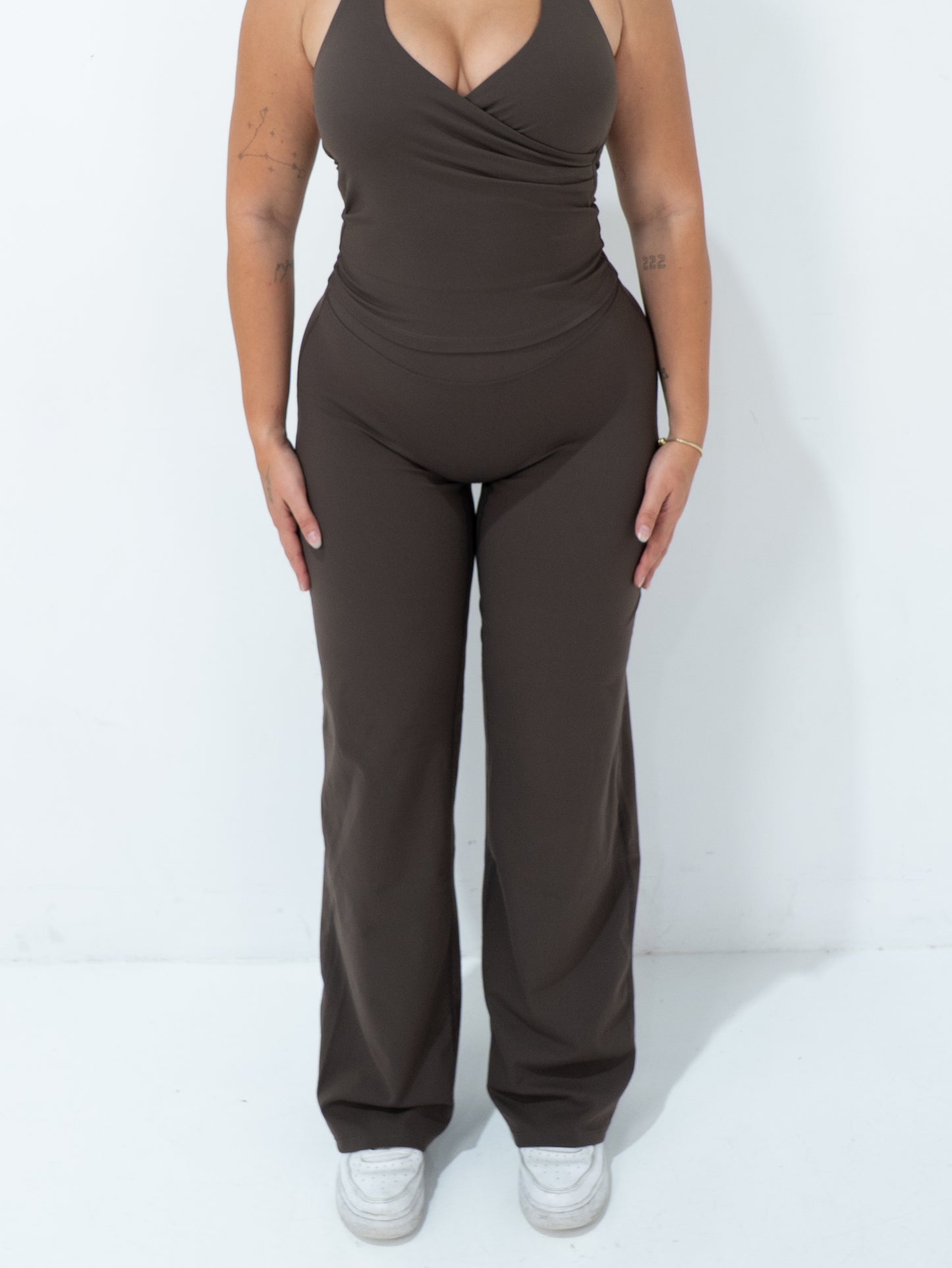 Core Cloud Straight Leg Pants - Cookie