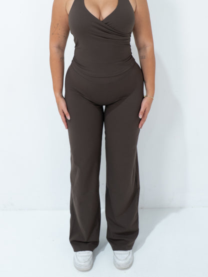 Core Cloud Straight Leg Pants - Cookie