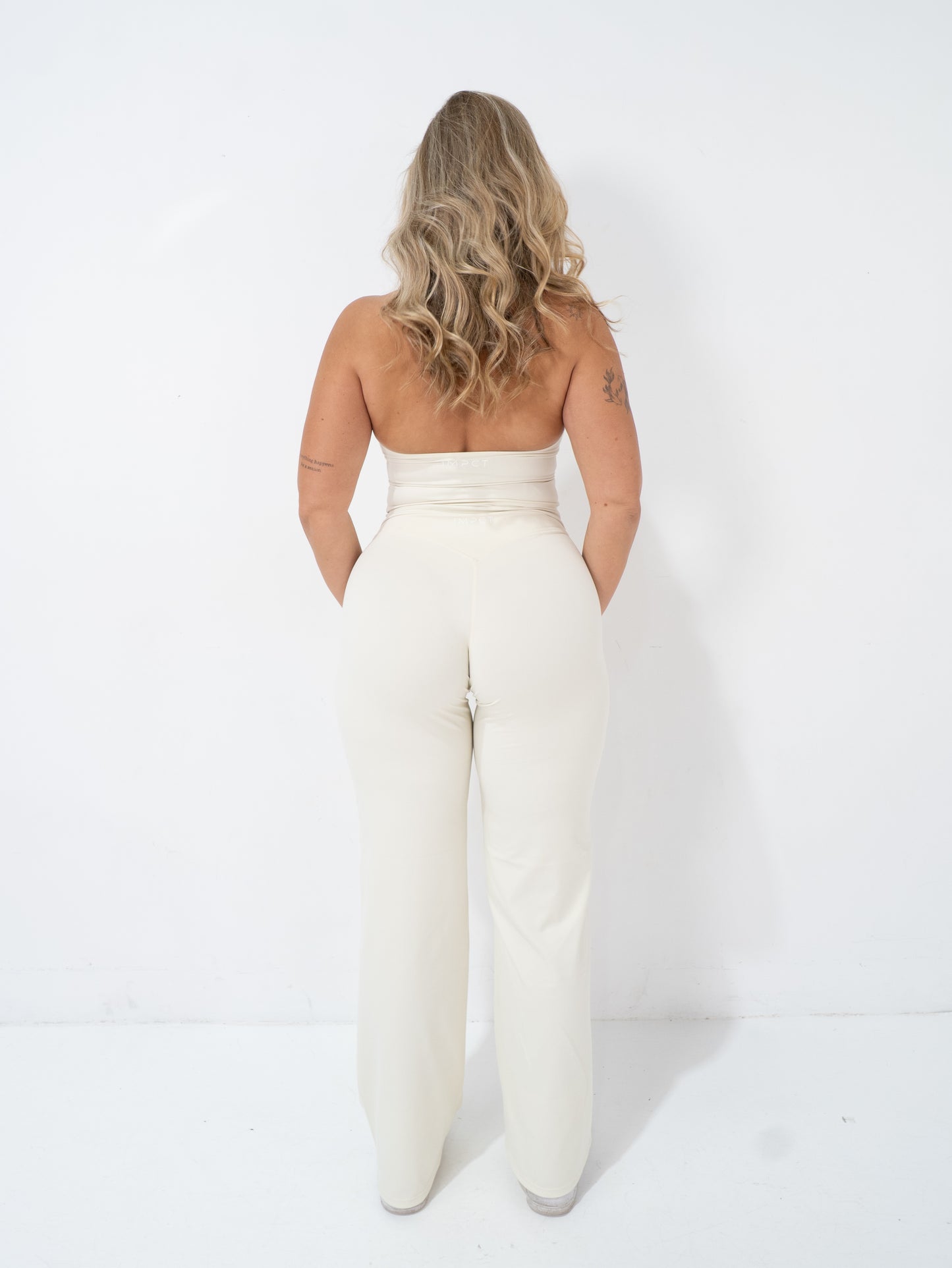 Core Cloud Straight Leg Pants - Cream