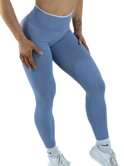 DuoSculpt Leggings - Powder Blue
