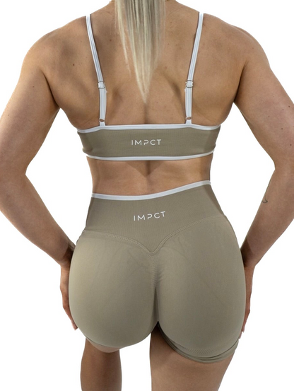 DuoSculpt Shorts - Dune Beige