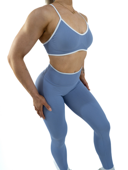 DuoSculpt Leggings - Powder Blue