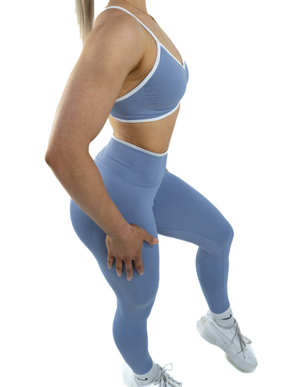 DuoSculpt Leggings - Powder Blue