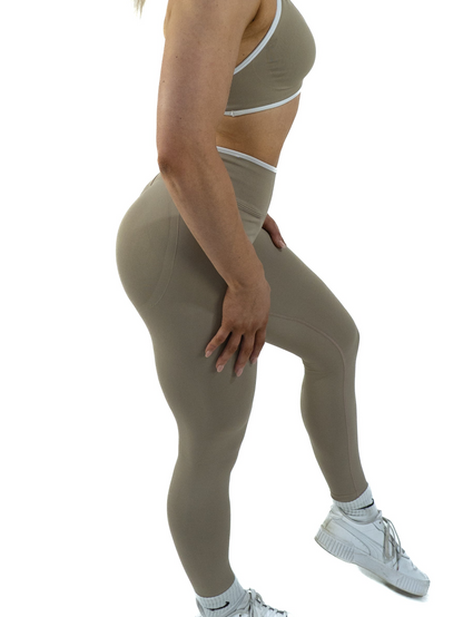 DuoSculpt Leggings - Dune Beige