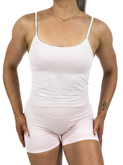 DuoSculpt Cami Tank - Blush Pink