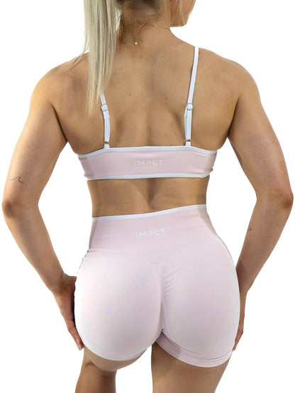 DuoSculpt Shorts - Blush Pink